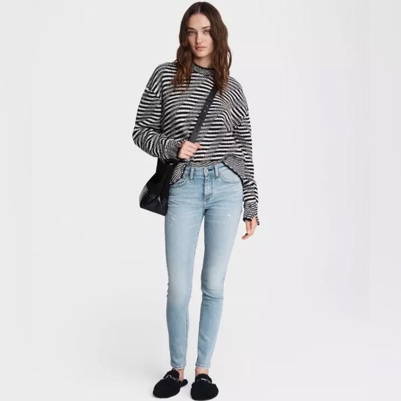 Rag & Bone Cate Mid-Rise Skinny Jean - Lou - Picture 1 of 14
